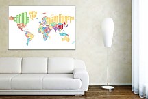 Obraz Nápisy štátov zs29015