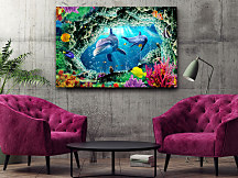 obrazy sealife dolphins