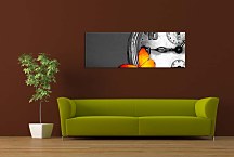 Moderný Obraz - Hodiny s motýľom zs3340