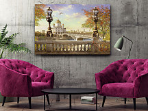 obývačka obrazy na stenu