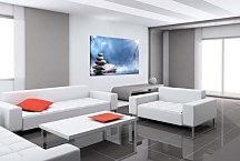 Obraz Stone Pyramid and flower zs24893