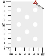 polka dots šablóna na maľovanie