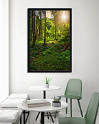 poster green forest