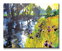 Sun and Meadow Thistles - Obraz WDC94477