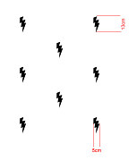 šablóna blesk lightning