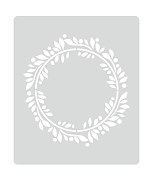 šablóna christmas wreath