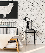 šablóna confetti maľba na stenu 