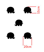 šablóna na maľovanie elephant