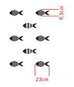 šablóna na maľovanie fish - rybky