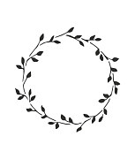 šablóna halúzka venček veniec wreath