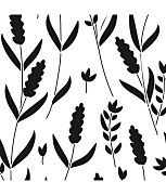 šablóna na maľovanie vankúšov levanduľa