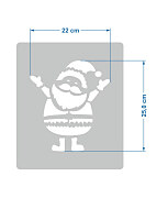 šablóna santa claus na maľovanie