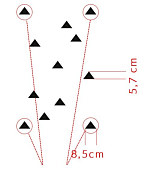 šablóna na maľovanie hory