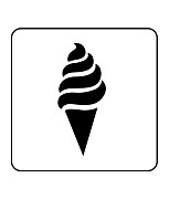 Šablóna Ice cream Craft Mini ST187