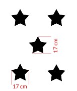 šablóna na maľovanie hviezdy - stars