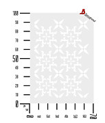 šablóna na maľovanie moroccan ornament