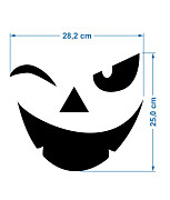 šablóna na maľovanie pumpkin face