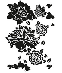 Šablóna na maľovanie Romantic Flower ST237