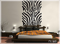 Šablóna na maľovanie - vzor Zebra px168