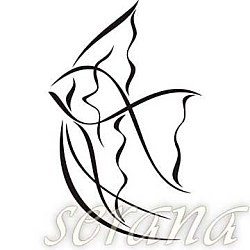 Šablóna na stenu - Rybka exa28