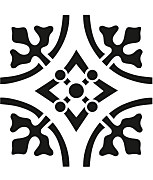 šablóna na maľovanie obkladačka