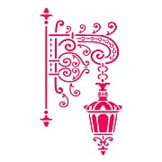 šablóna vianočná lucerna