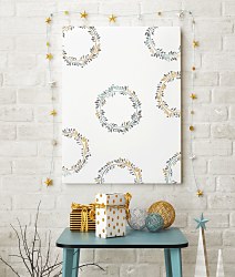 Šablóna Vianočný veniec ST373