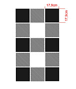 šablóna vzor buffalo stencils