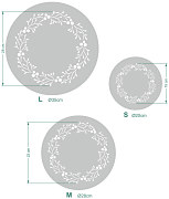 šablóna venčeky vence handmade tvorba