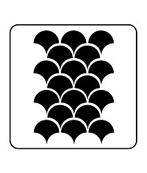 Šablóna Fishscale Scrap Craft Mini ST185