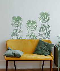 Od stien po dekorácie: Šablóny s kvetmi ako trend pre váš domov