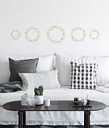 šablóna stencils venčeky vence maľovanie handmade diy