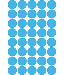 Nálepky na stenu Bodky modré
