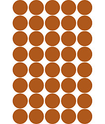 Nálepky na stenu guličky medené