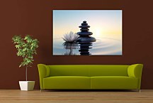 Spa obraz Lekno s kameňmi 29347