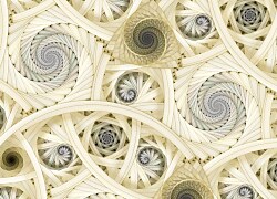 Spiralne fractale - fototapeta FM0750