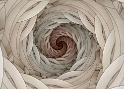 Spiralny fractal III - fototapeta FM0763