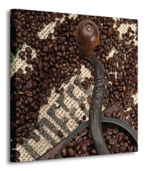 Coffee Beans and Grinder - Obraz CKS0593