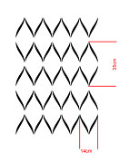 stencils lace - šnúrky