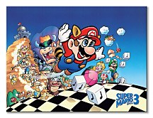 Super Mario Bros 3 (Art) - Obraz na płótnie WDC90696
