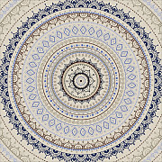 tapeta mandala na stenu, orient
