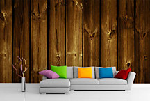 Samolepiaca tapeta s imitáciou dreva do obývačky