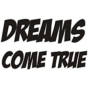 Nálepka na stenu - Dreams come true  _ttx21