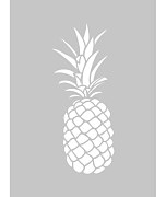 tropická šablóna ananás