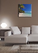 Tropikalna plaża - Obraz na płótnie CKS0413