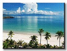 Tropiki, Pacific ocean - Obraz na płótnie CS0440