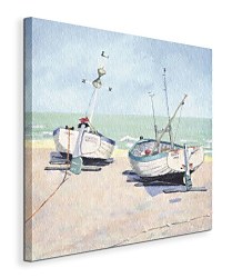 Two Moored Boats - Obraz WDC21893