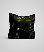 dekoračné vankúše rastlinné motív