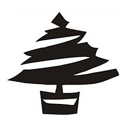 Nálepka - Vianočný stromček - V1