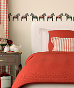 vidiecke bordúry na stenu